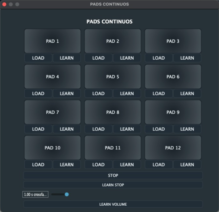 Pads contínuos